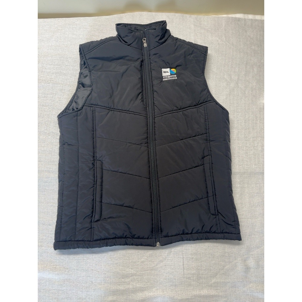 Port Authority Men's Puffer Vest Size L Full Zip Lightweight Outdoor Jacket‎
